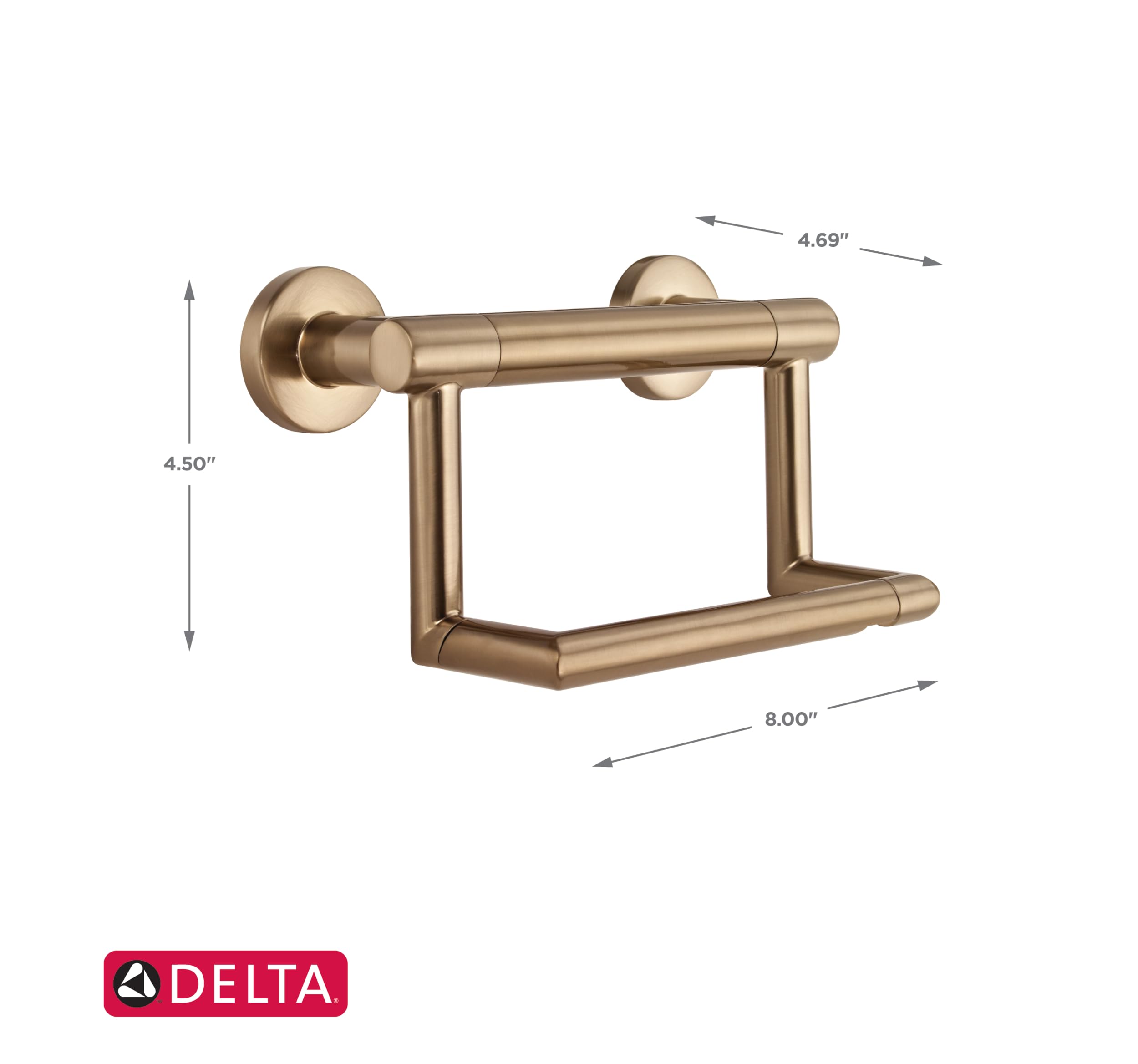 Amazon.com: Delta Faucet 41550-CZ Contemporary Tissue Holder